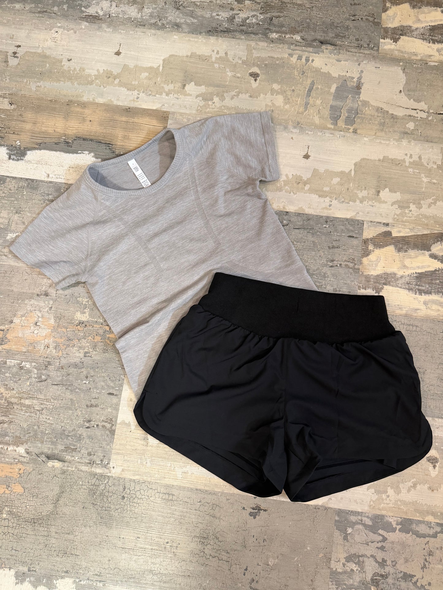 Tummy Control Athletic Shorts - Black