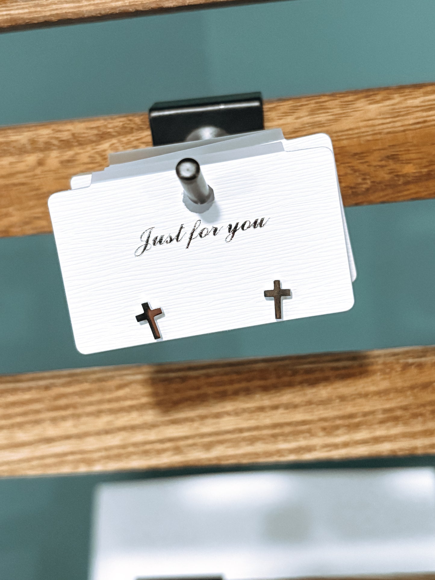 Silver Cross Stud Earrings