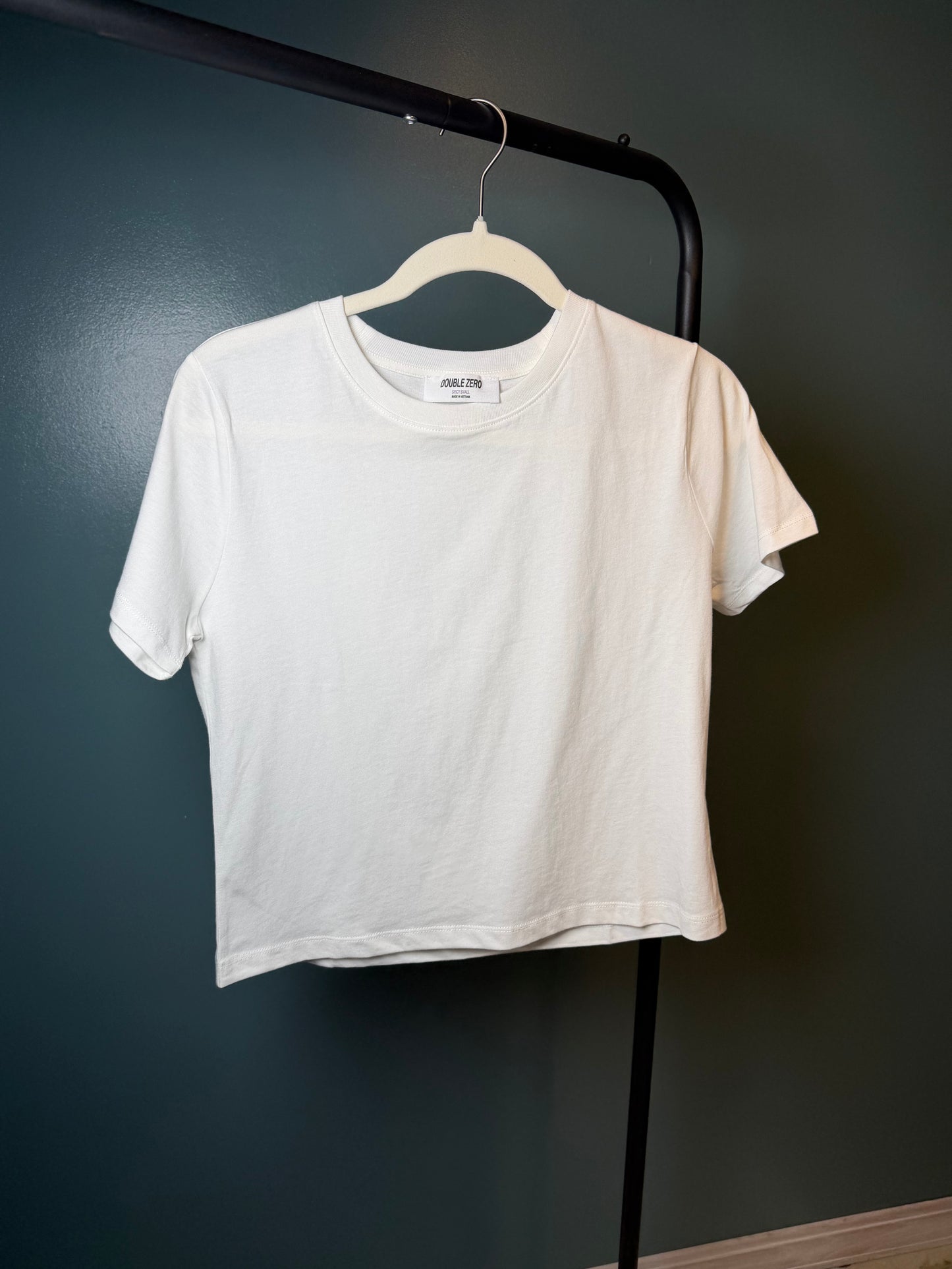 Everyday Cotton Crewneck Tee - white