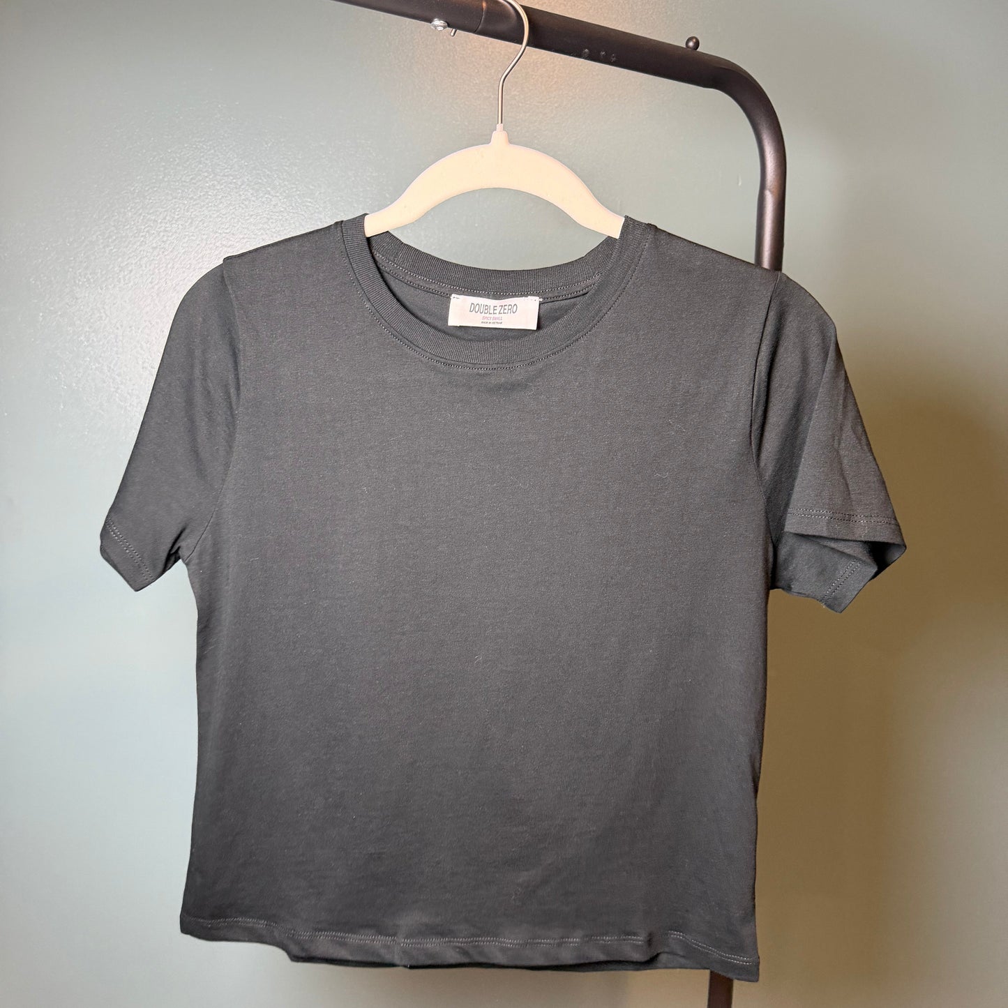 Everyday Cotton Crewneck Tee - black