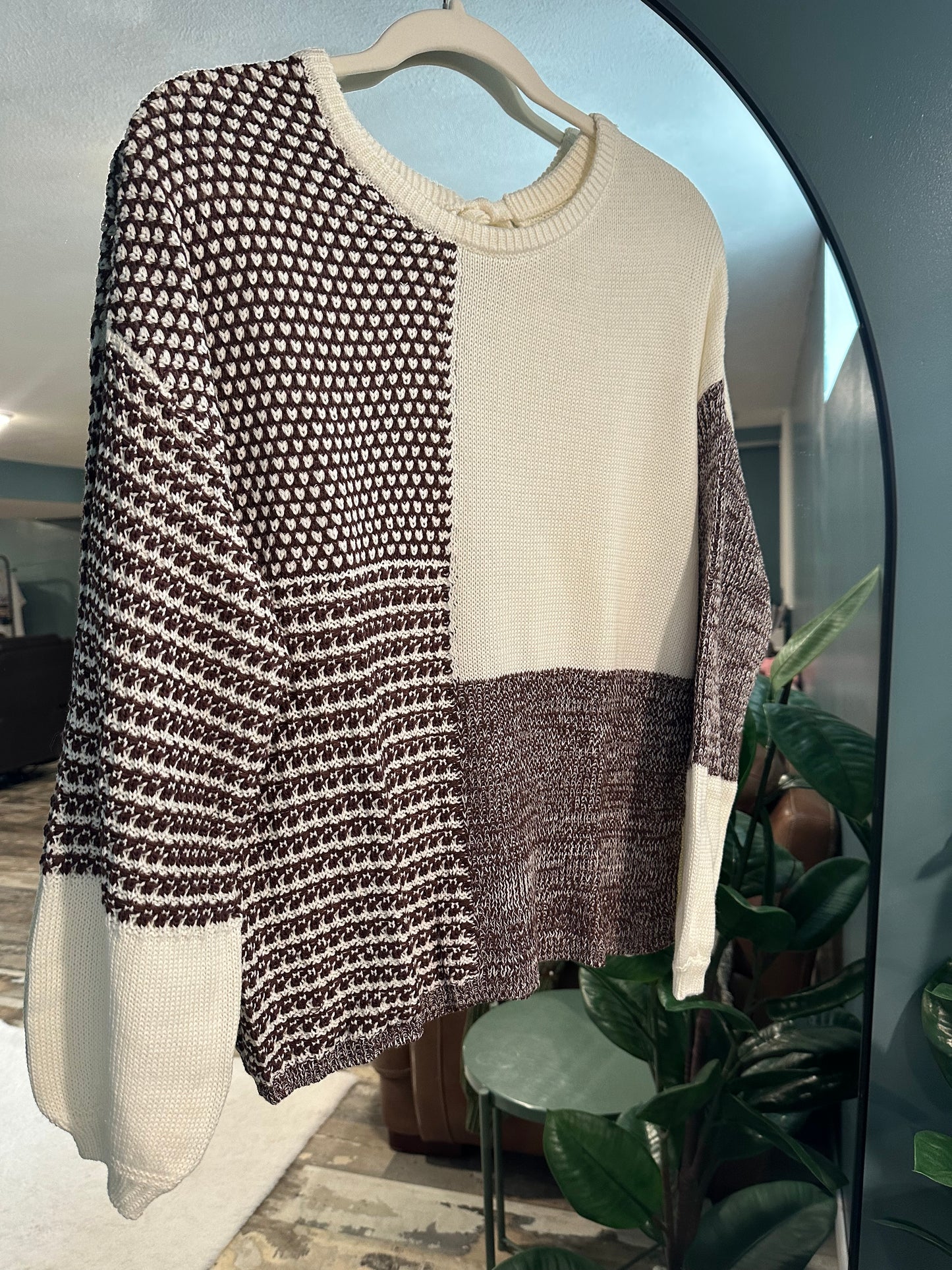 Cozy Contrast Knit