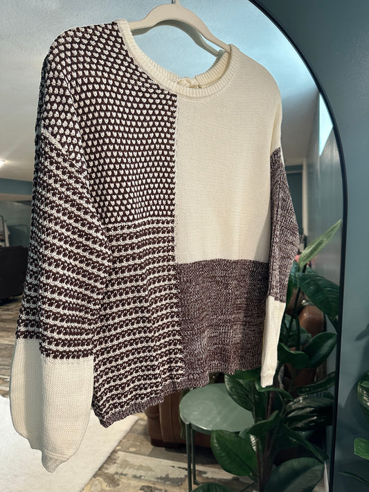 Cozy Contrast Knit