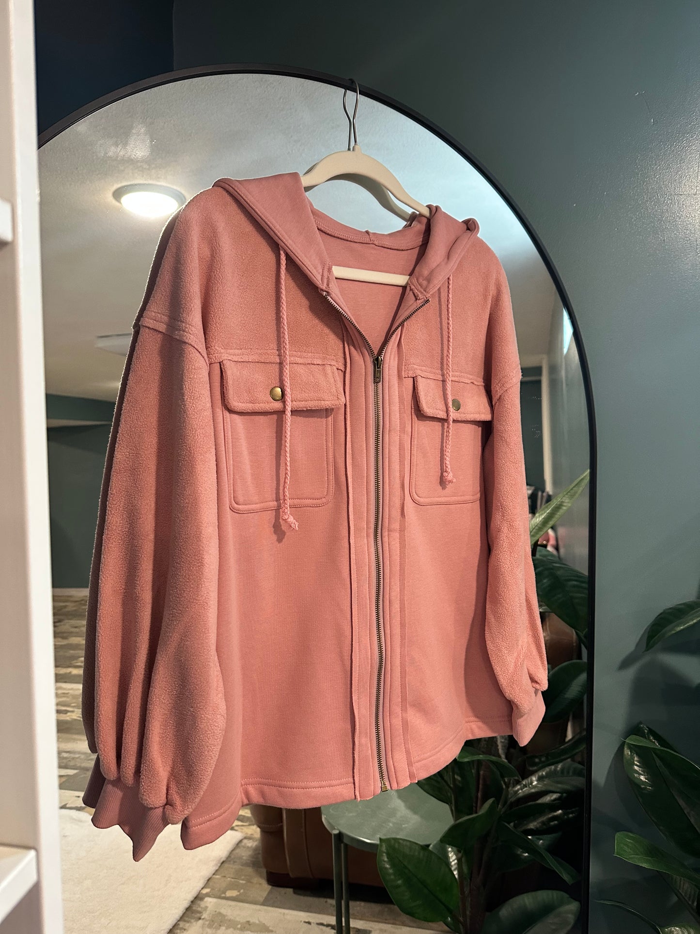 Pretty in Pink Zip Up