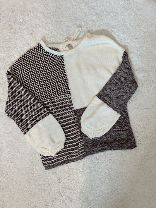 Cozy Contrast Knit