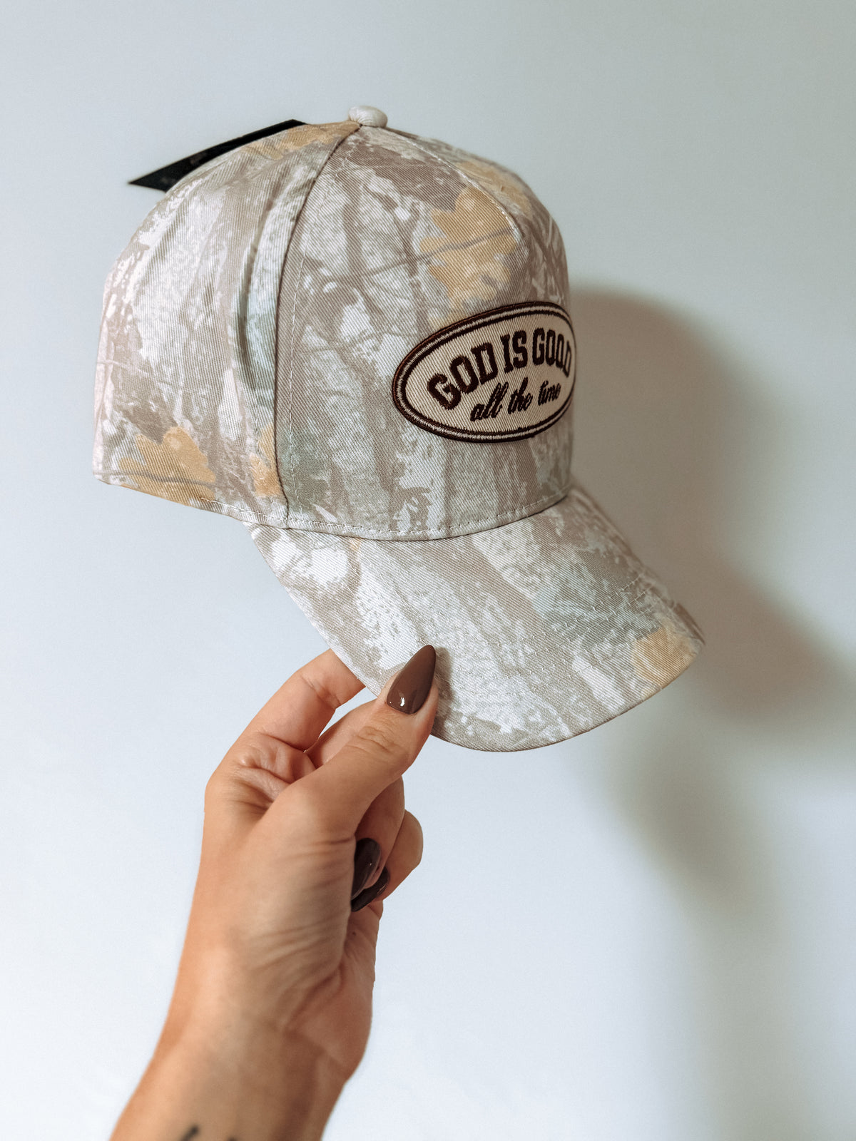 God is Good All the Time Camo Hat