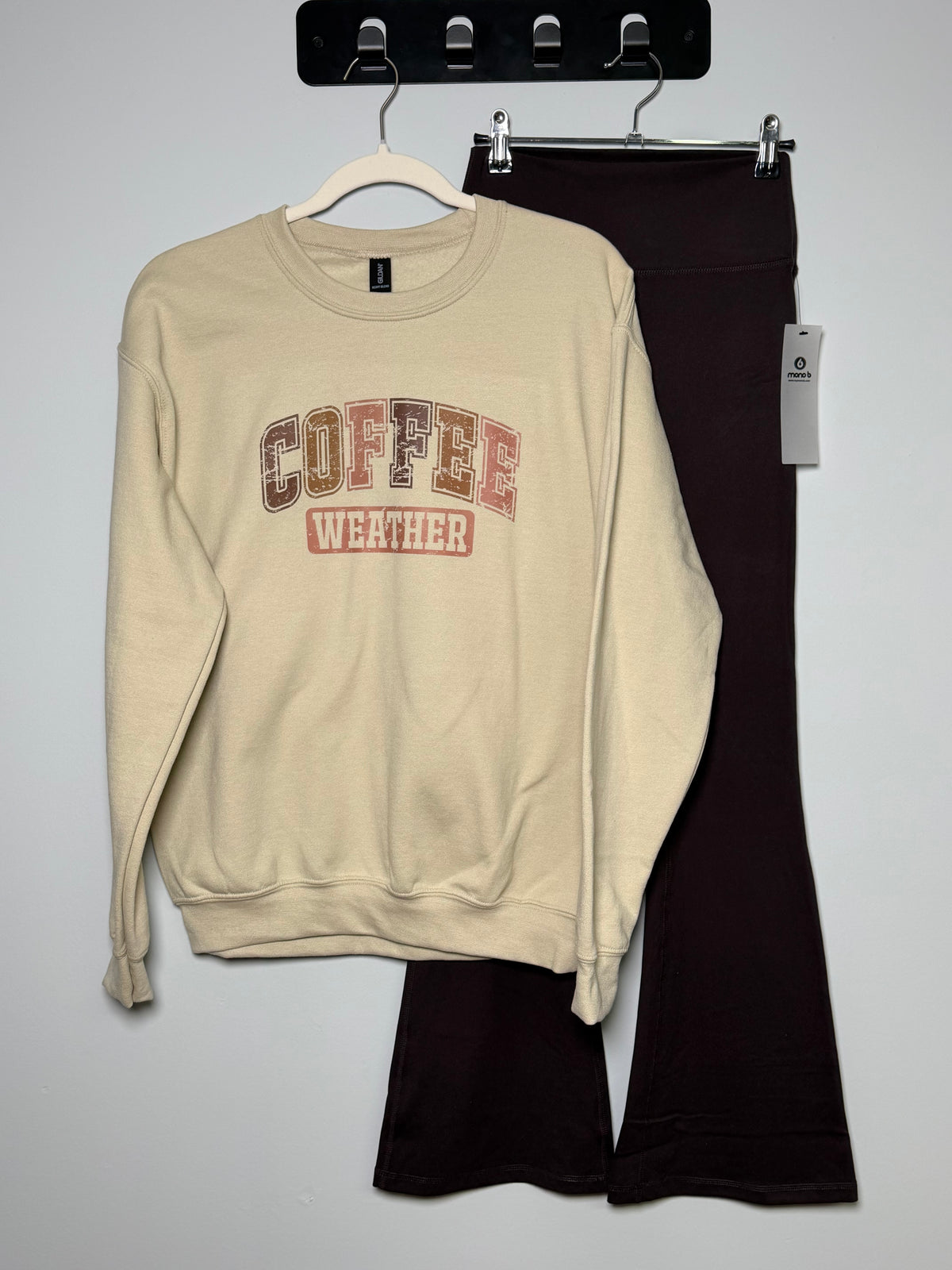 Coffee Weather Crewneck - sand