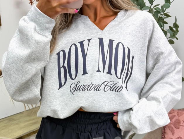 PREORDER Boy Mom Survival Club Crewneck