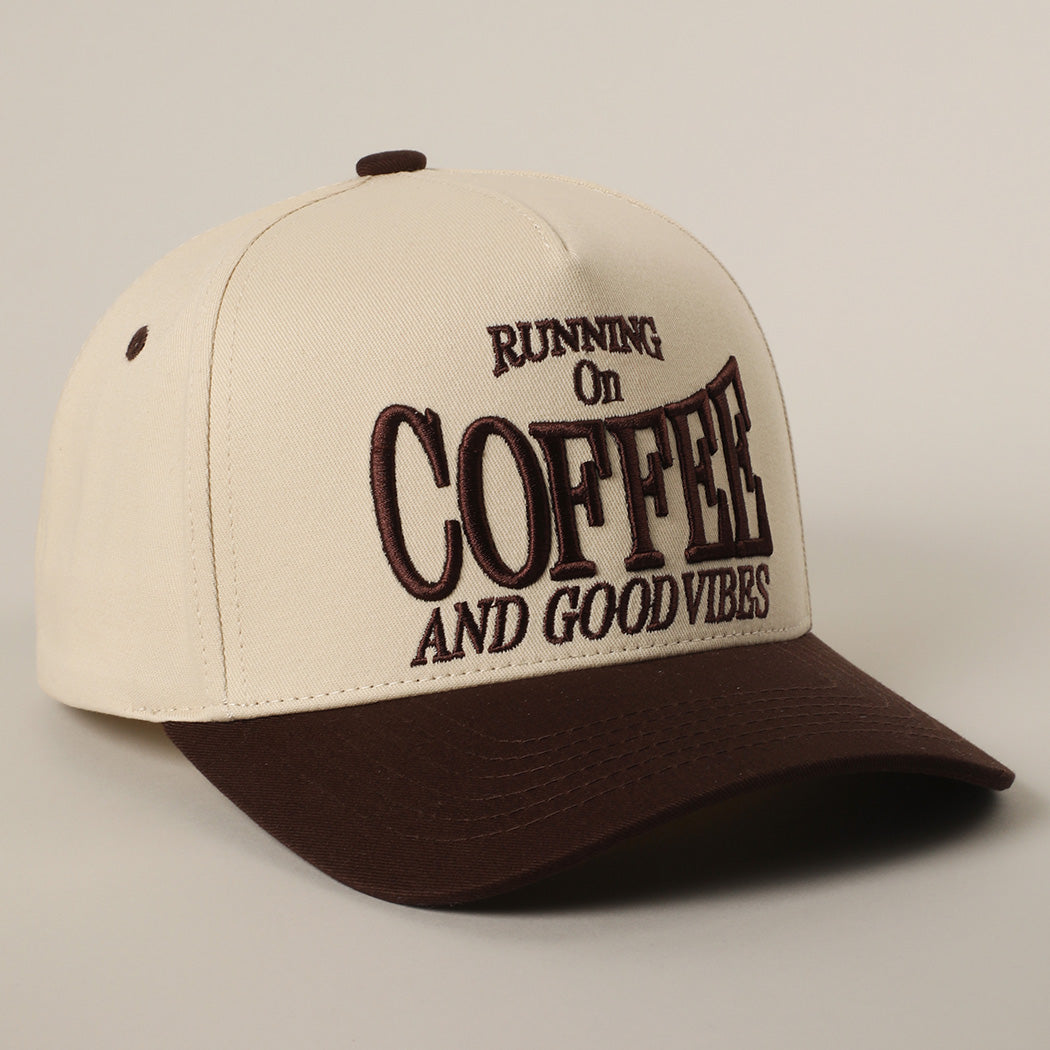 Running On Coffee & Good Vibes Hat