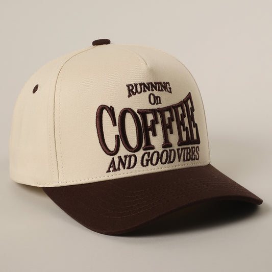 Running On Coffee & Good Vibes Hat