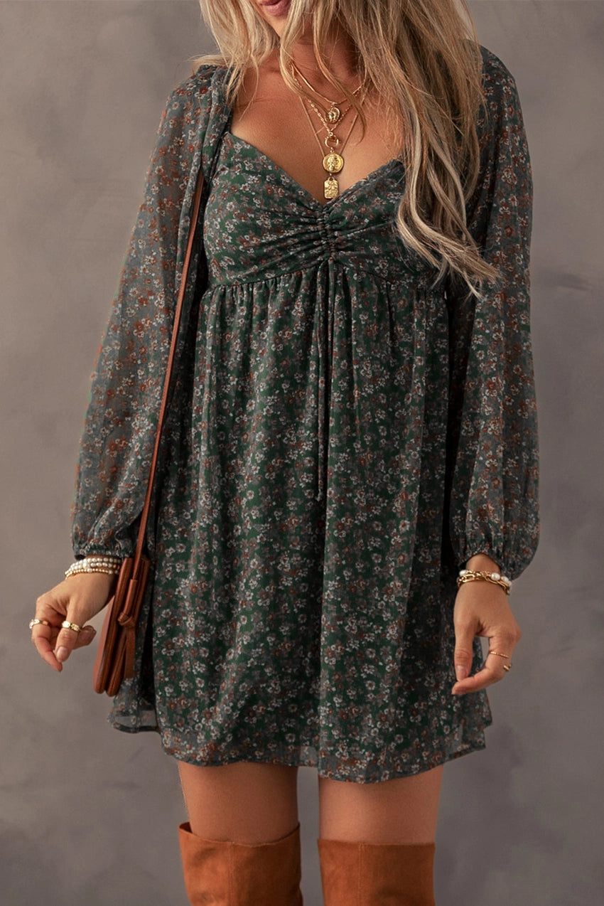 Autumn Meadow Mini Dress